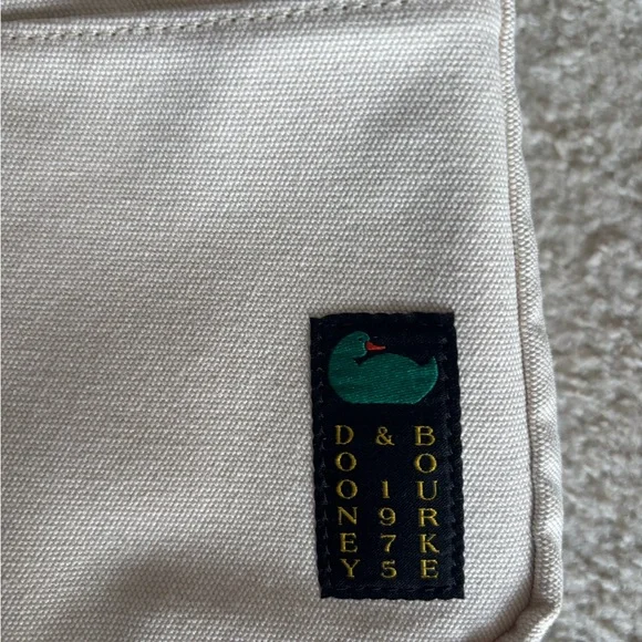 Dooney & Bourke Cream Canvas Bag - Picture 3 of 3